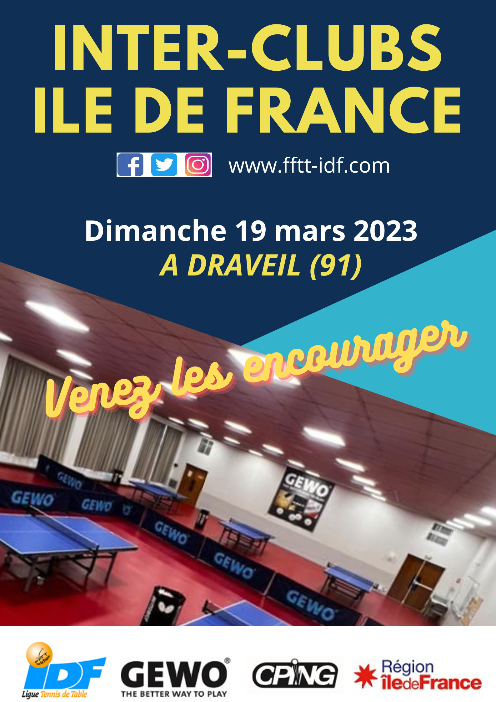 Ligue Ile De France Tennis De Table INTER-CLUBS | Ligue d'Ile de France de tennis de table